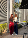 Double-Buckle Wide-Leg Formal Pants | EVO