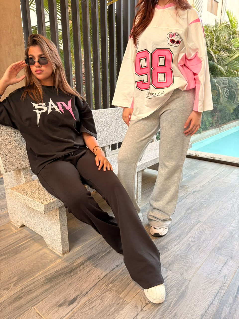 Drawstring Flared Sweatpants | EVO