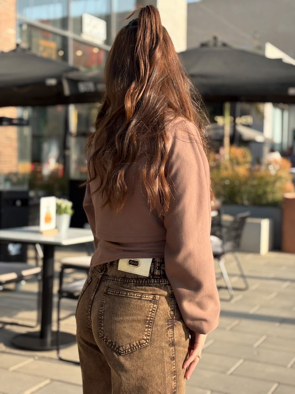 Brown Wide-Leg Jeans | EVO